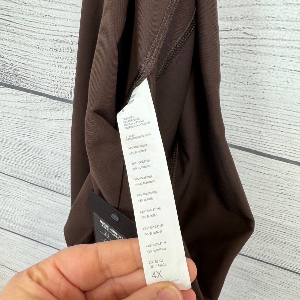 Fabletics Plus Size Active Brown Oasis High Waist… - image 7